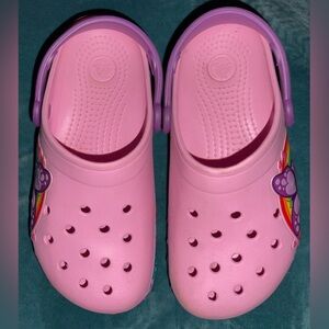 Light up Butterfly band girls crocs